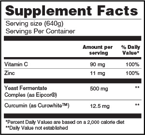 Immuni-tea Ingredient Label