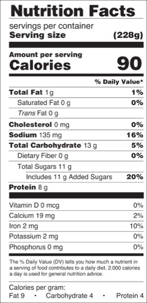 Clean Label Plant Based Kefir Ingredients Panel