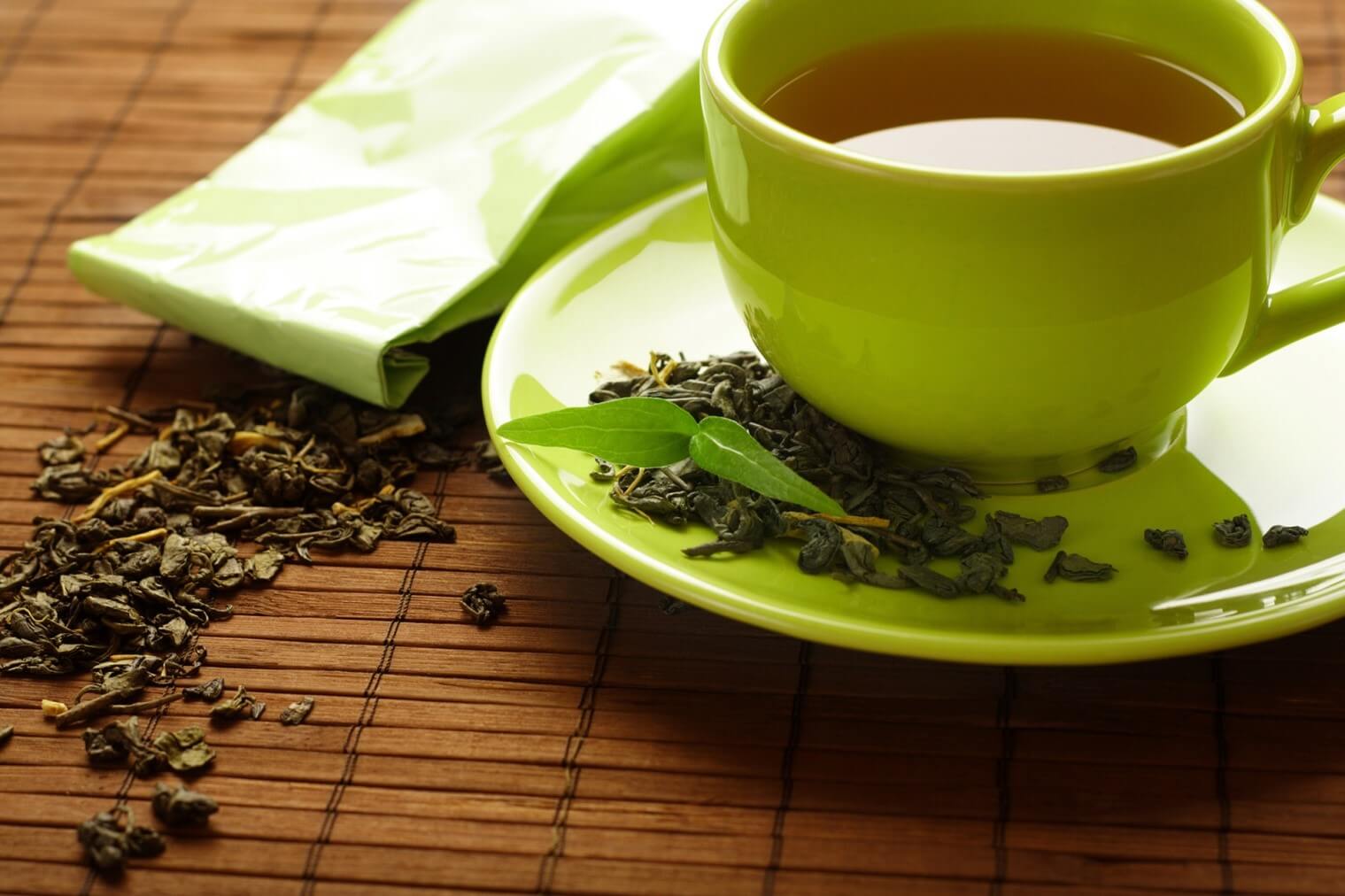 cup of tea on table