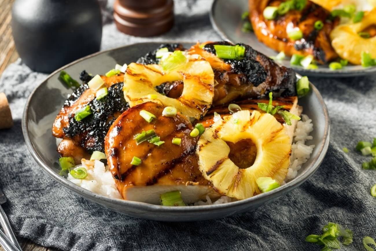 chicken and pineapple dish