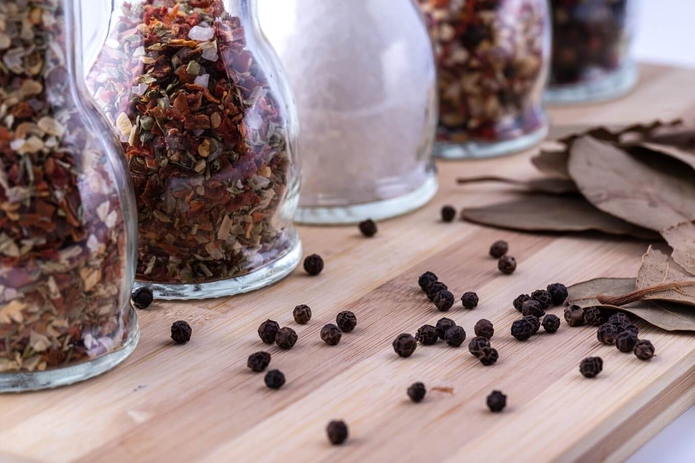 jars of seasonings