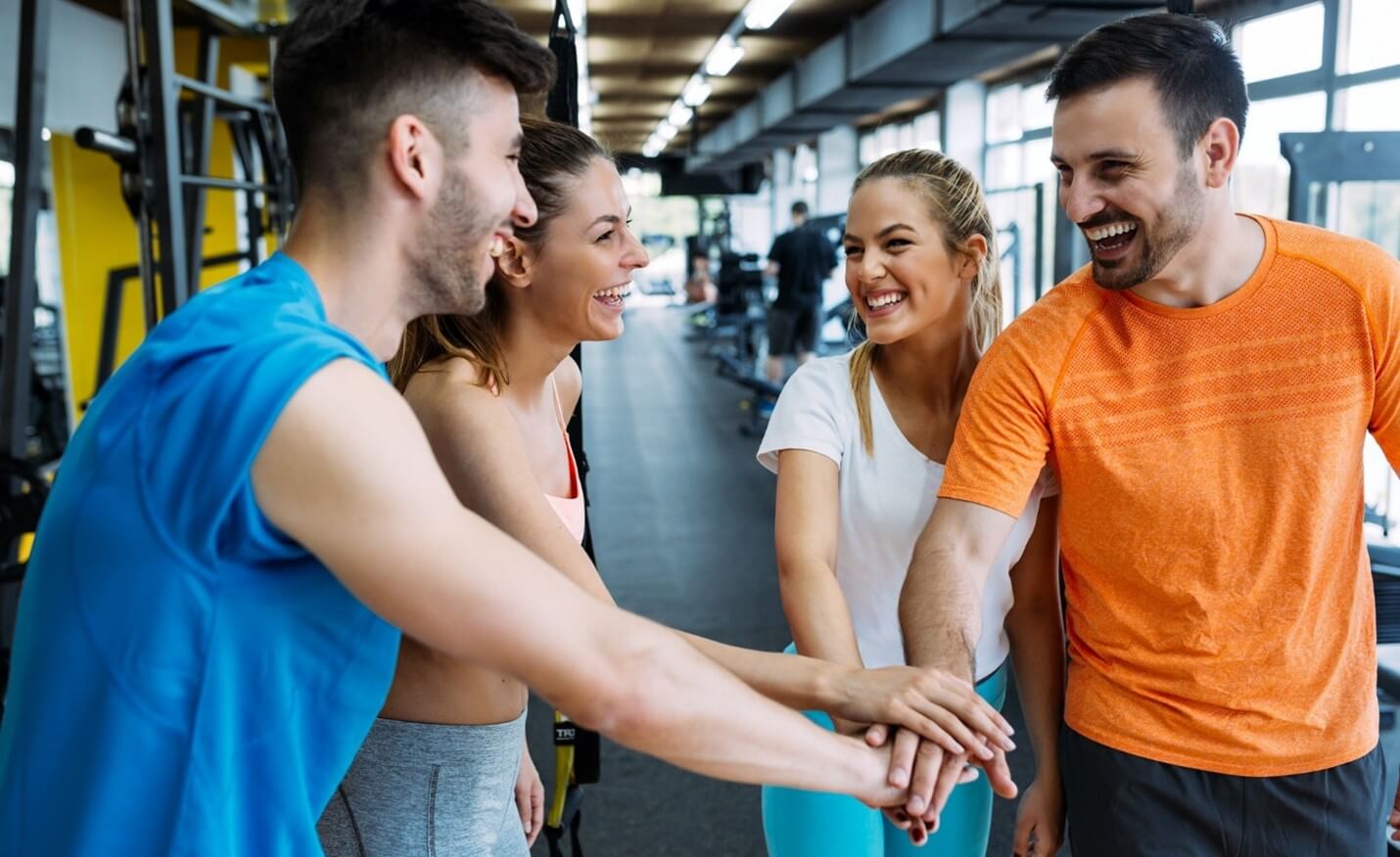 group at gym