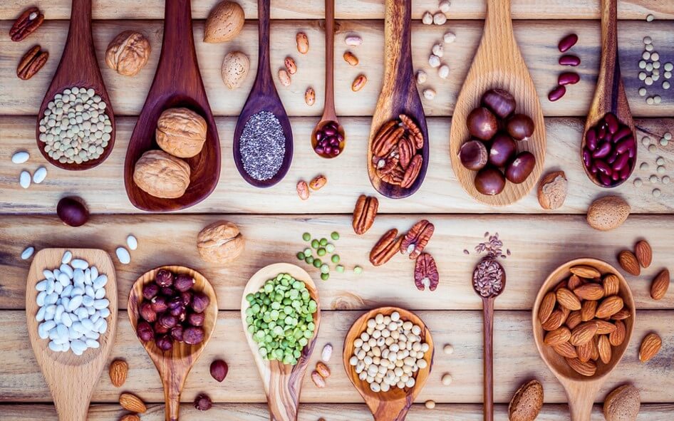 seeds on spoons