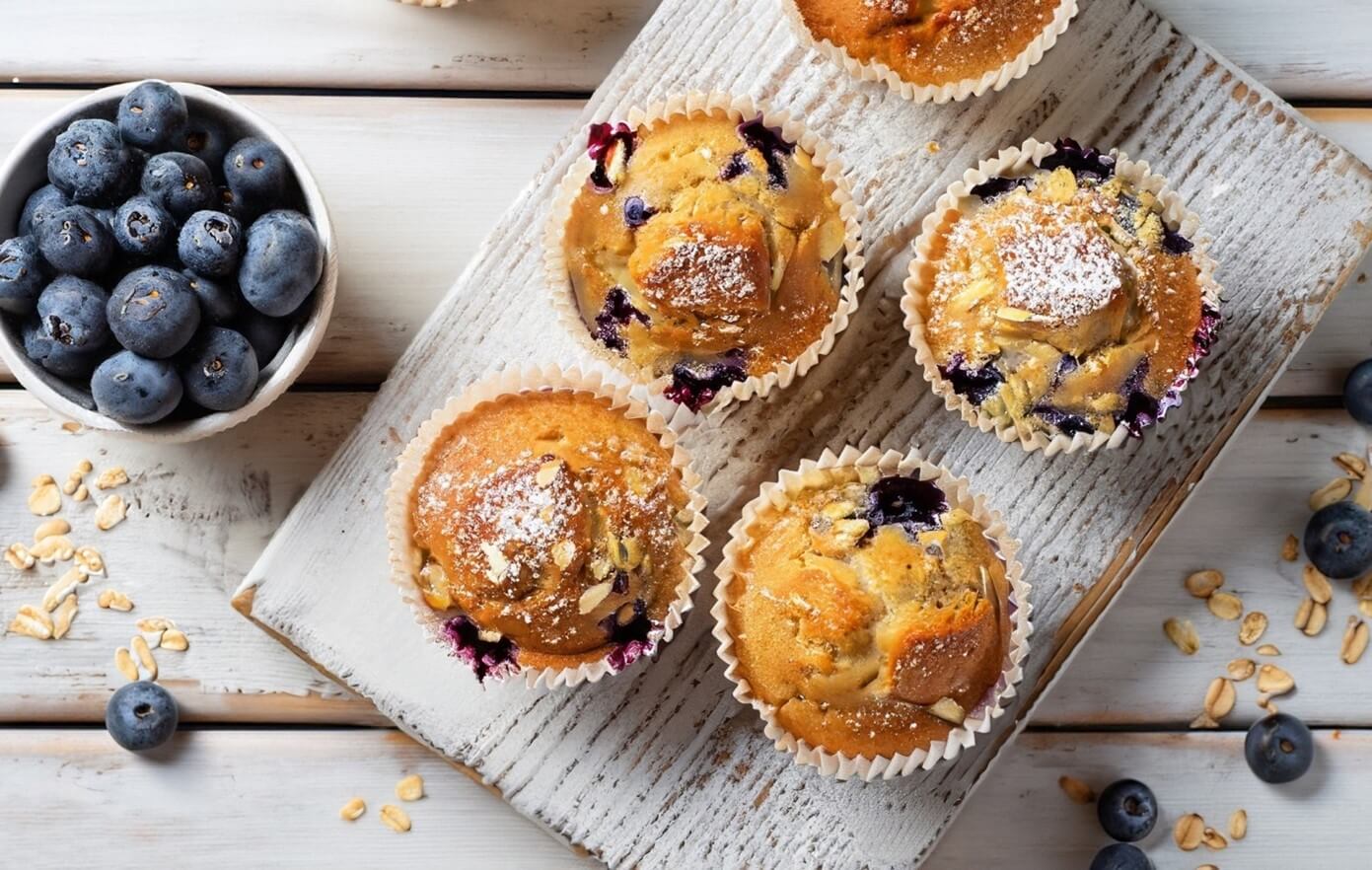 blueberry muffins