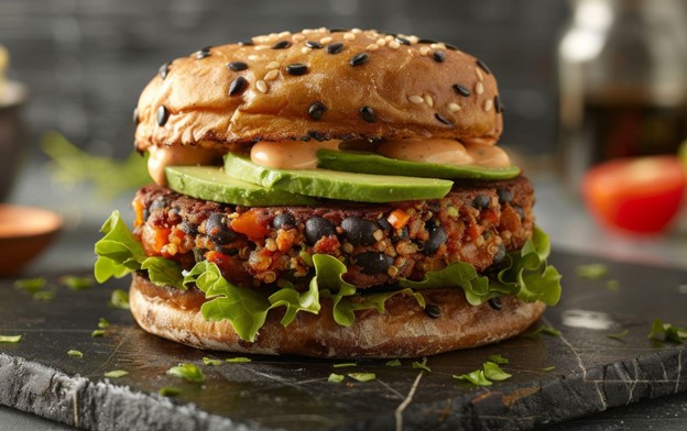 veggie burger
