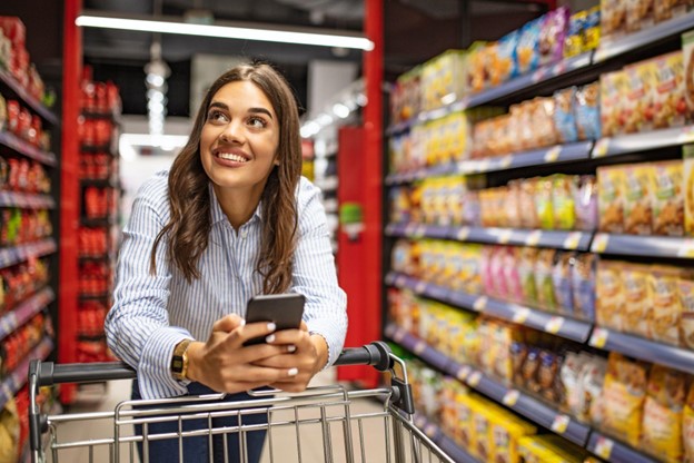 woman shopping
