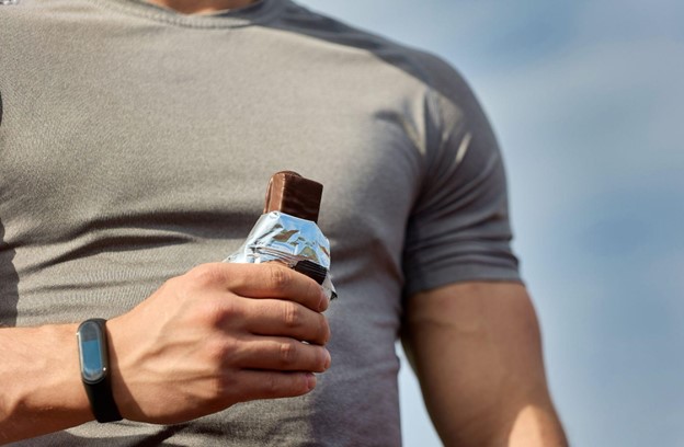 man holding bar