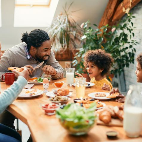 family eating
