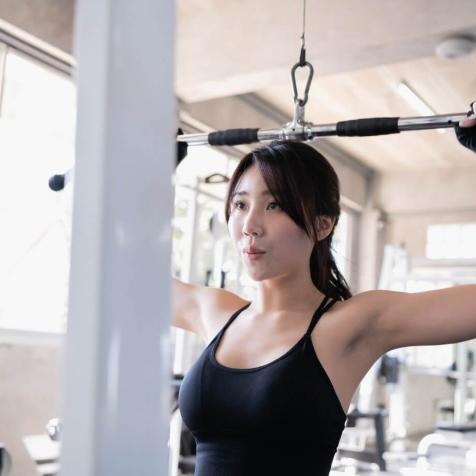 woman working out