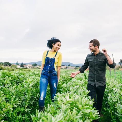 Couple in the countryside