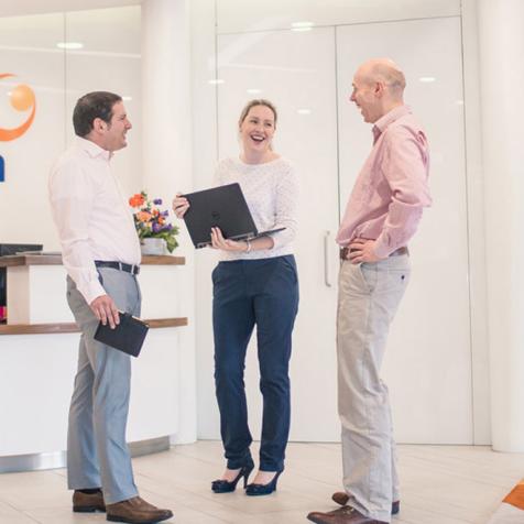 glanbia staff in office