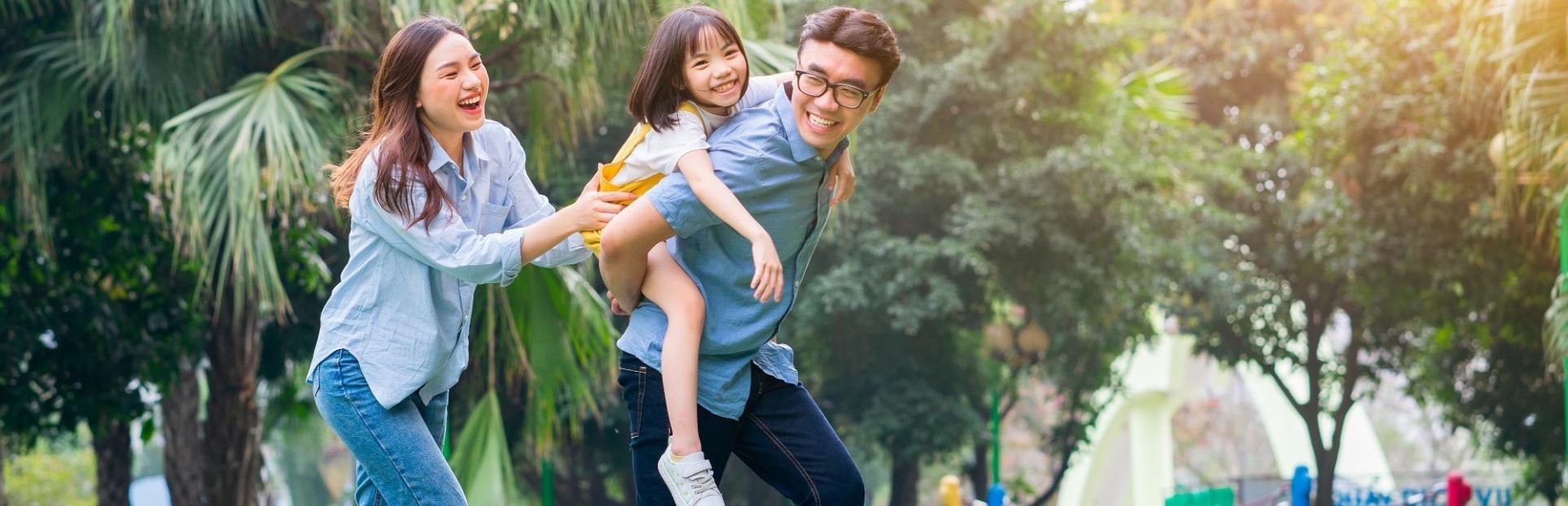 Asian family