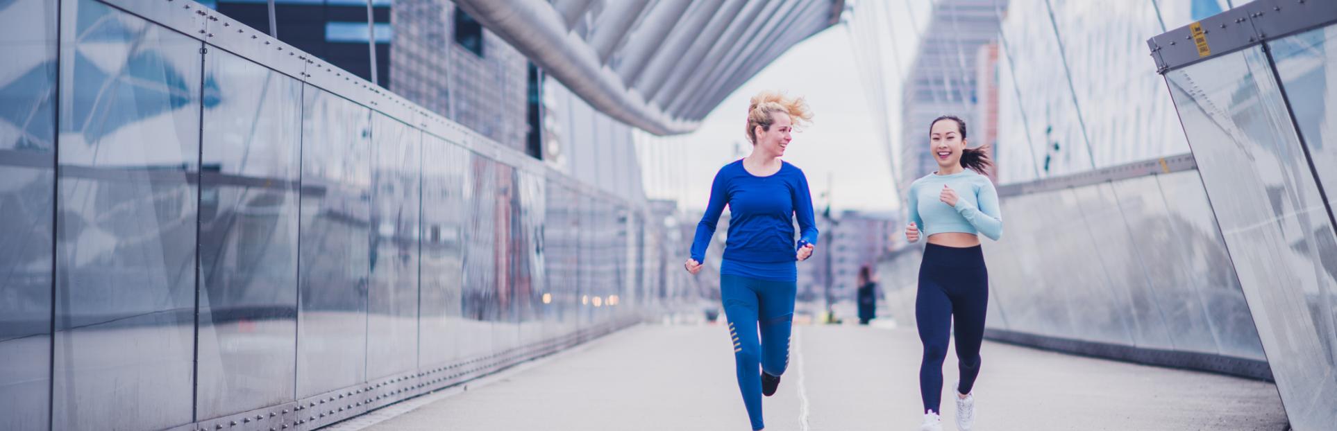 woman running