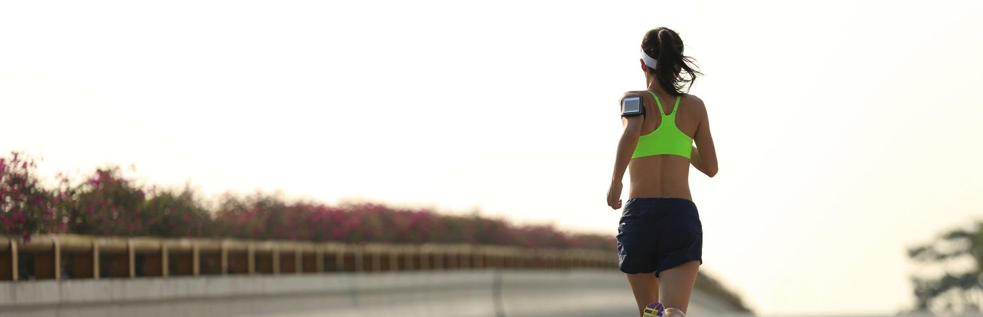 woman running