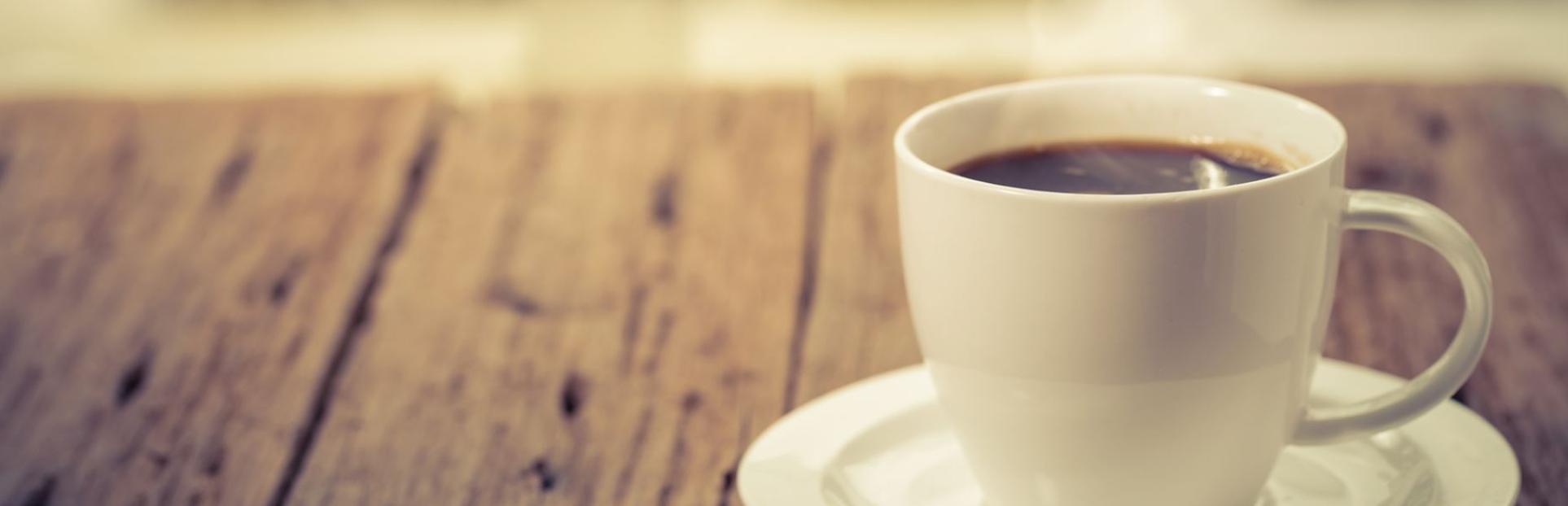 coffee cup on table