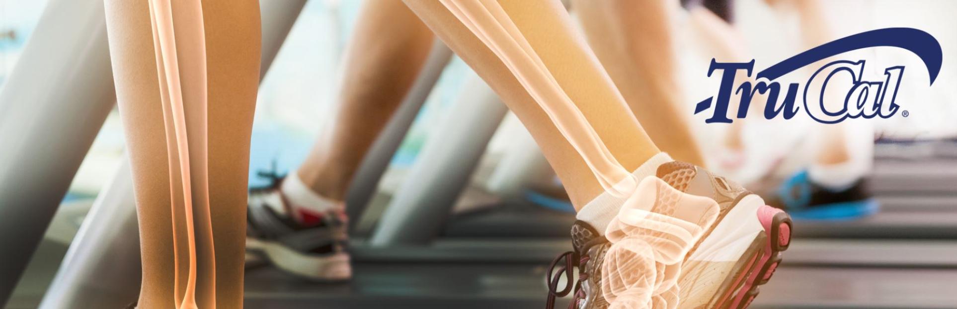 legs bones on treadmill trucal logo