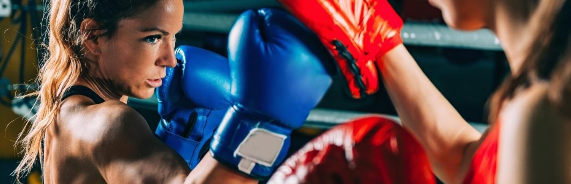 woman boxing