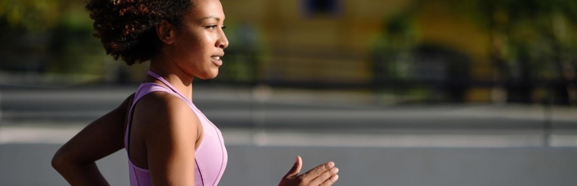 woman running