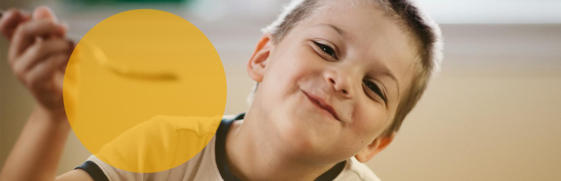 Child smiling