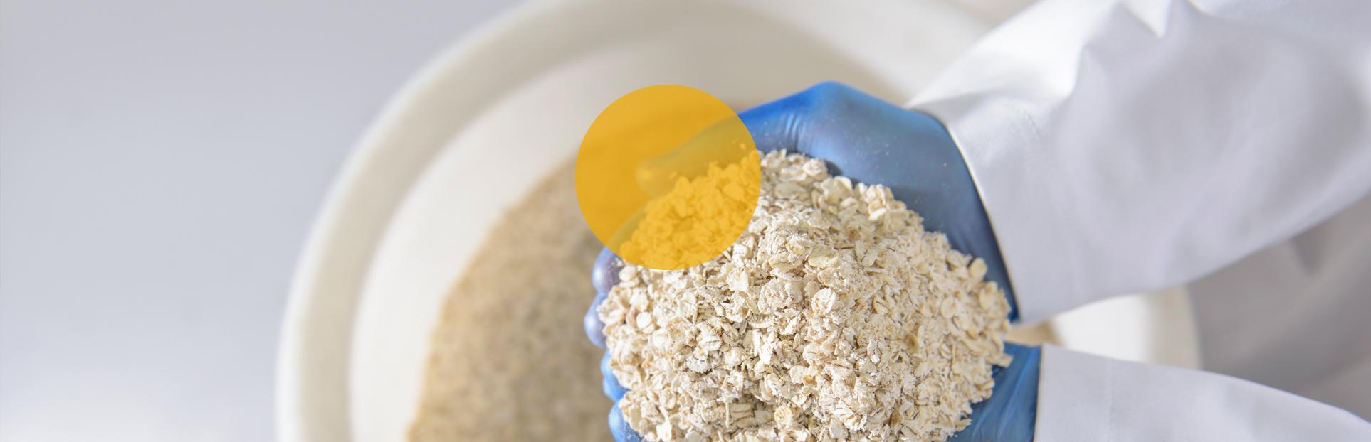 hands in oats