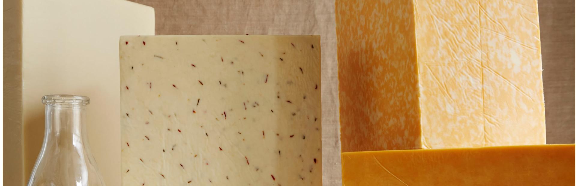 Blocks of cheese