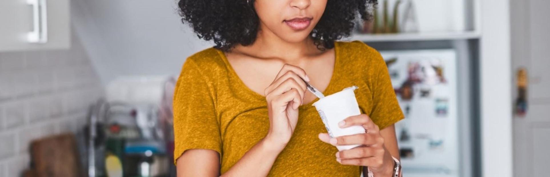 woman with dairy