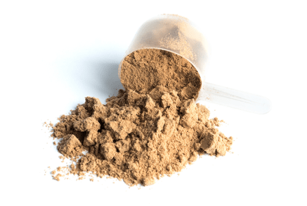 powder with scoop