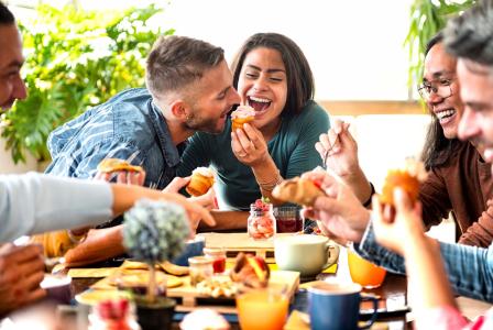 people eating cupcakes