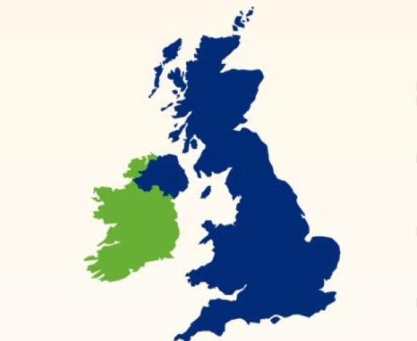 uk & ireland map