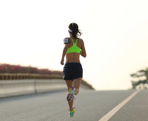 woman running