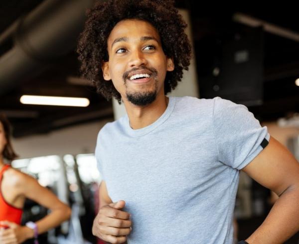 man running