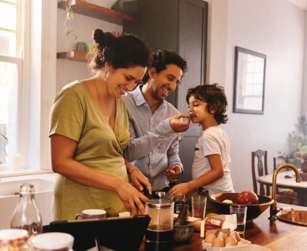 family baking