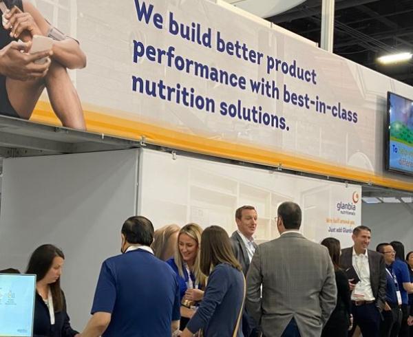 the glanbia nutritionals booth at supplyside west