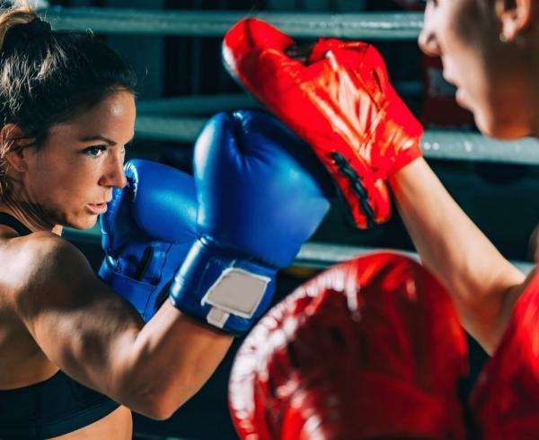 woman boxing